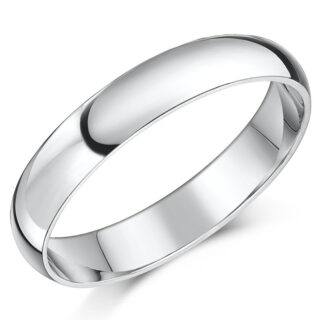4mm Palladium 500 Heavy D Wedding Ring