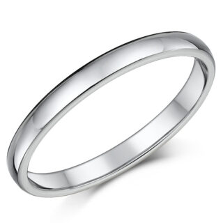 2.5mm Titanium Court Wedding Ring