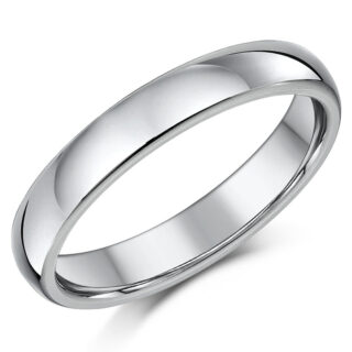 4mm Titanium Court Wedding Ring