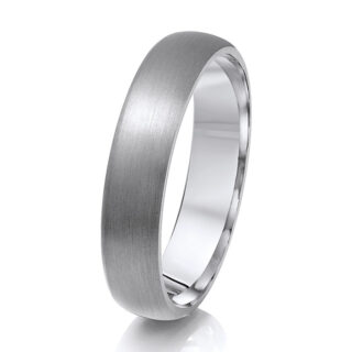 Titanium Court Matt 5mm Ring